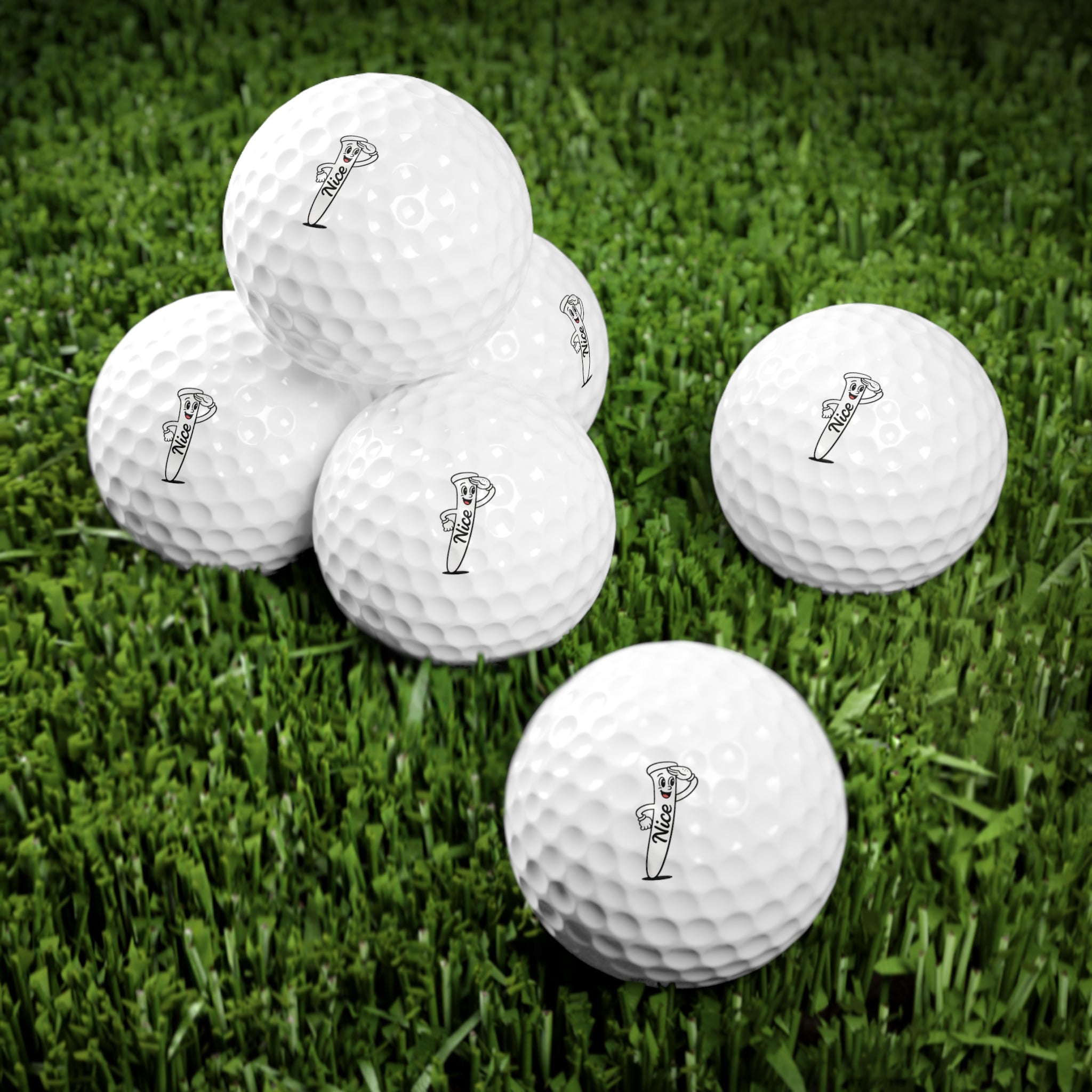 Pegz Golf Balls, 6pcs