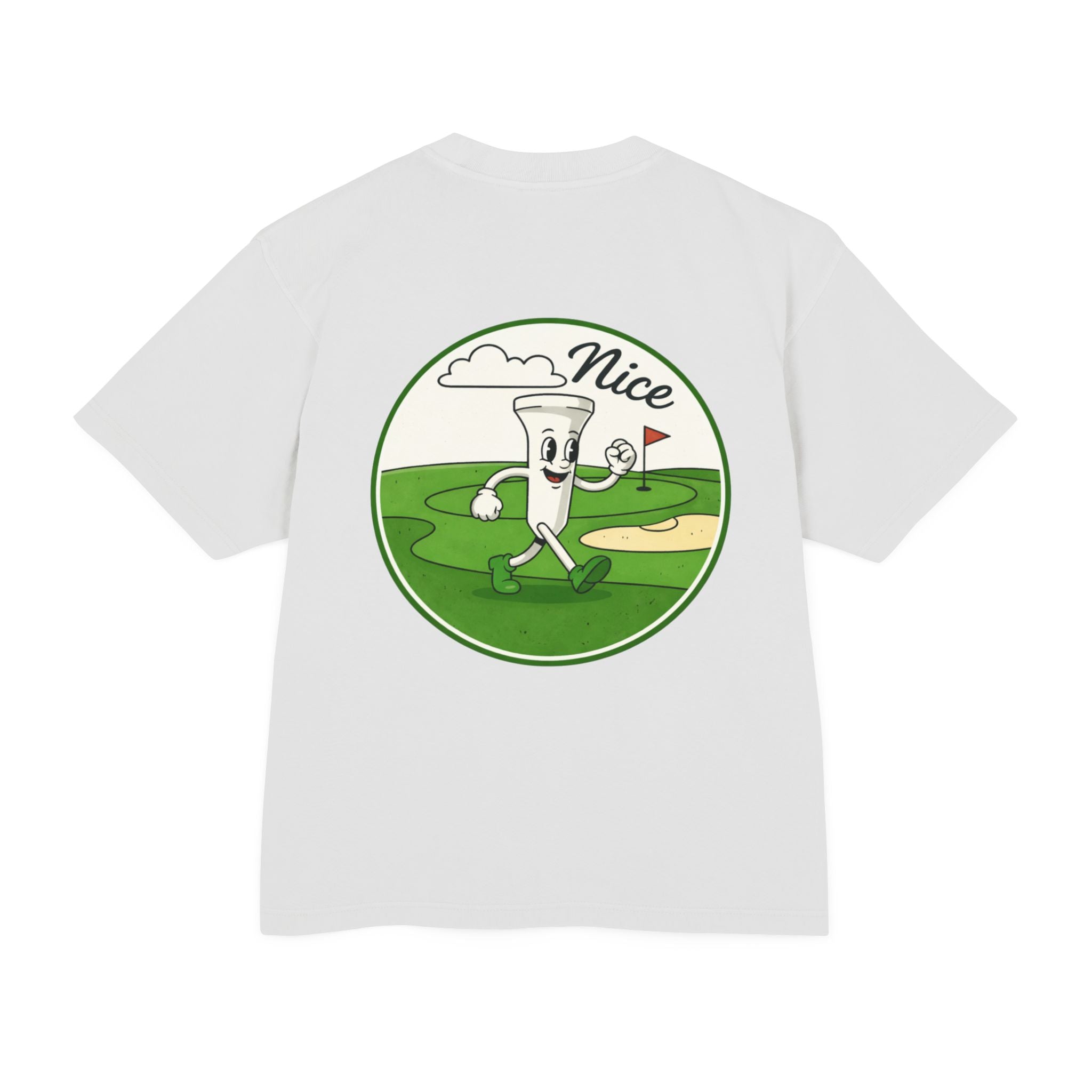 Nice Tee logo, Box Fit Tee