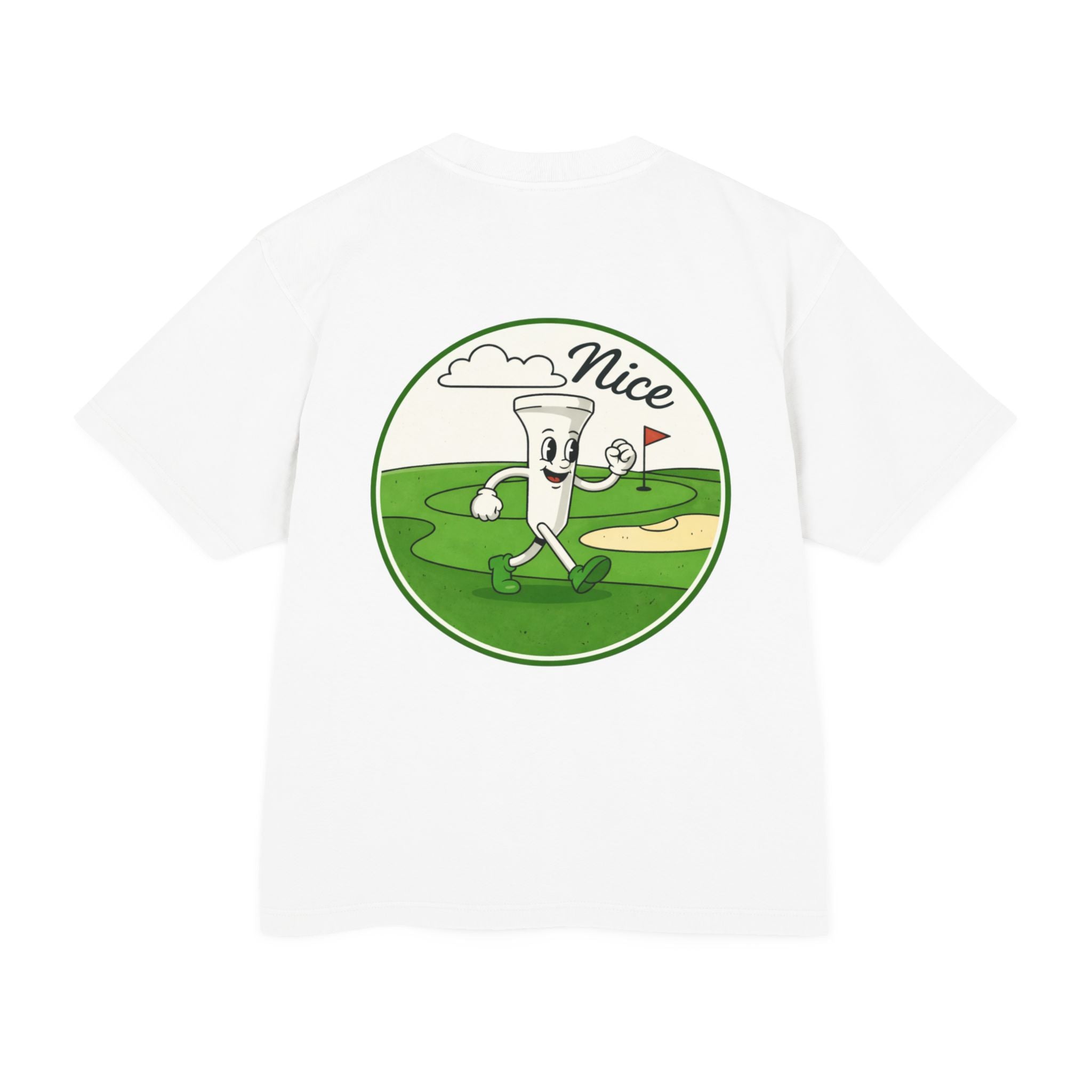 Nice Tee logo, Box Fit Tee