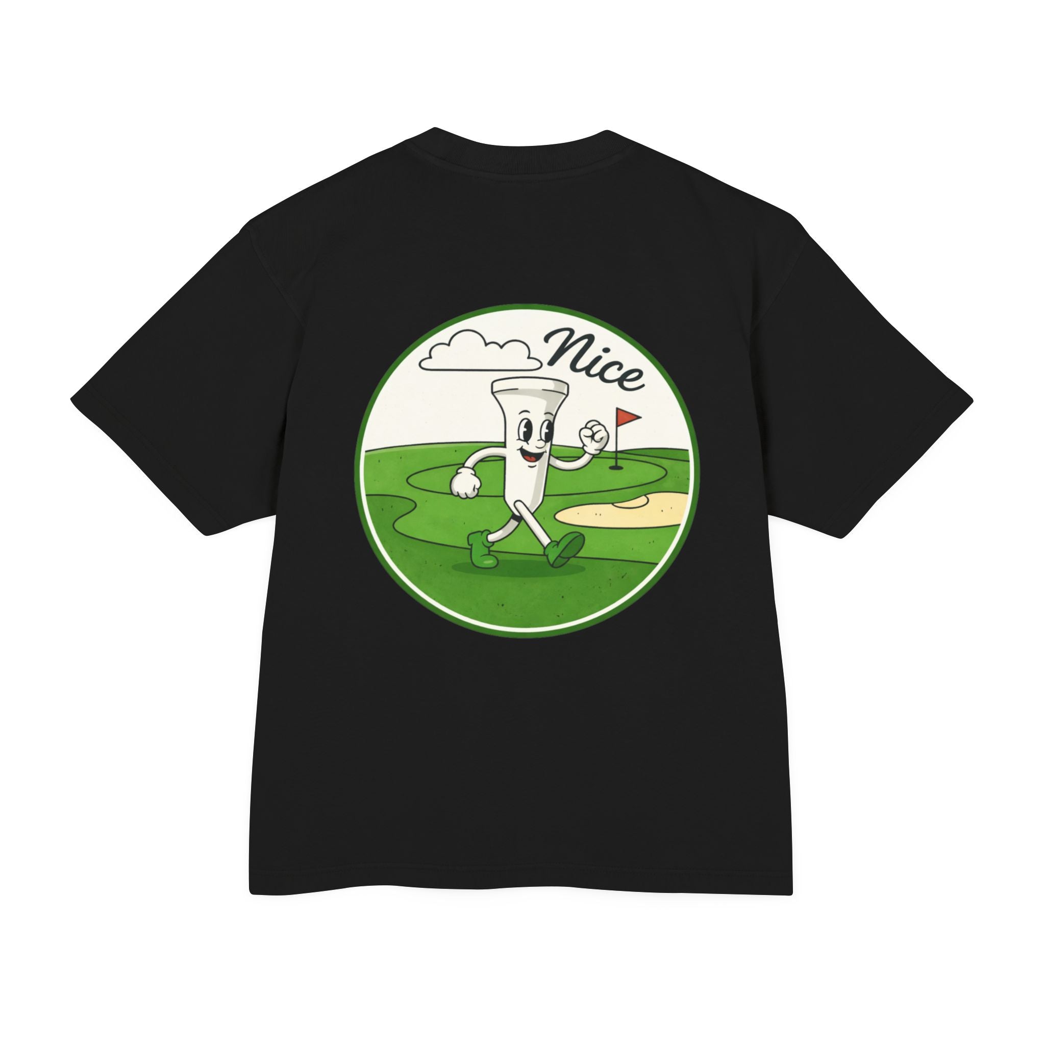 Nice Tee logo, Box Fit Tee