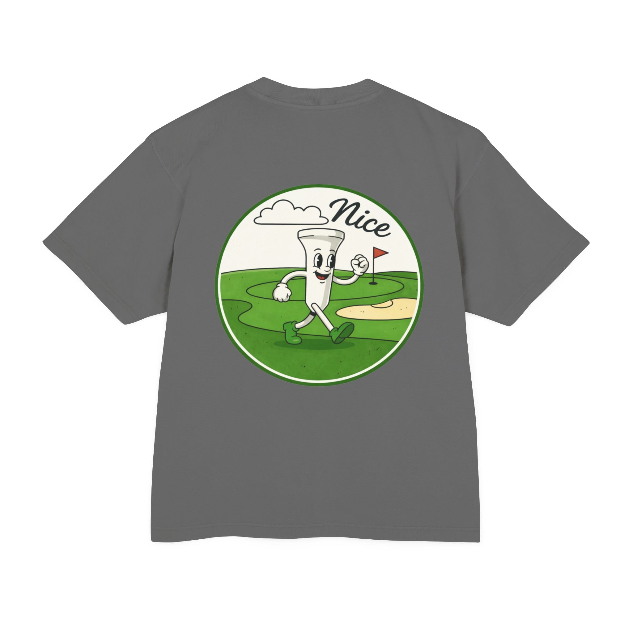 Nice Tee logo, Box Fit Tee