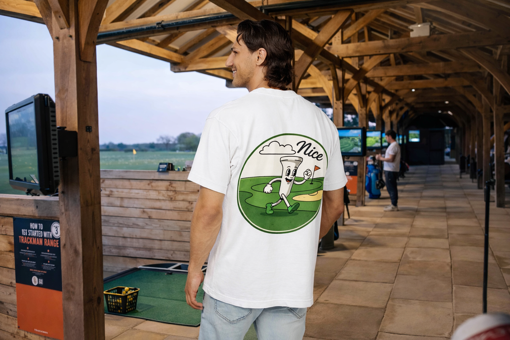 Nice Tee logo, Box Fit Tee