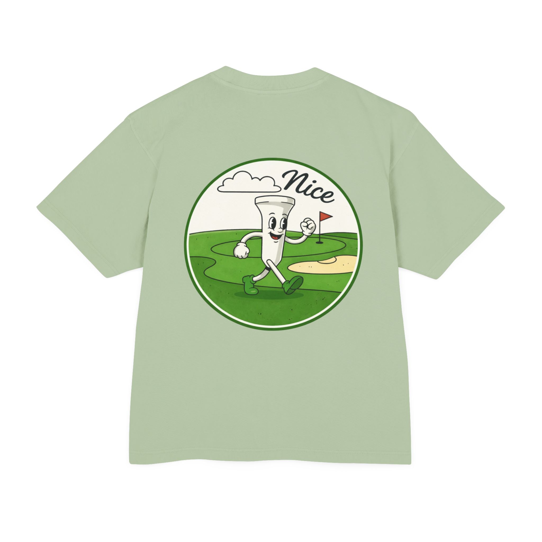 Nice Tee logo, Box Fit Tee