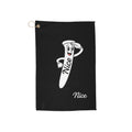 "Nice" Golf Towel — Pegz Golf Tee Design, Lightweight Microfiber with Grommet & Clip