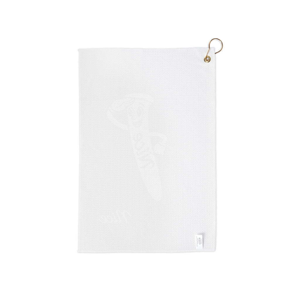 "Nice" Golf Towel — Pegz Golf Tee Design, Lightweight Microfiber with Grommet & Clip