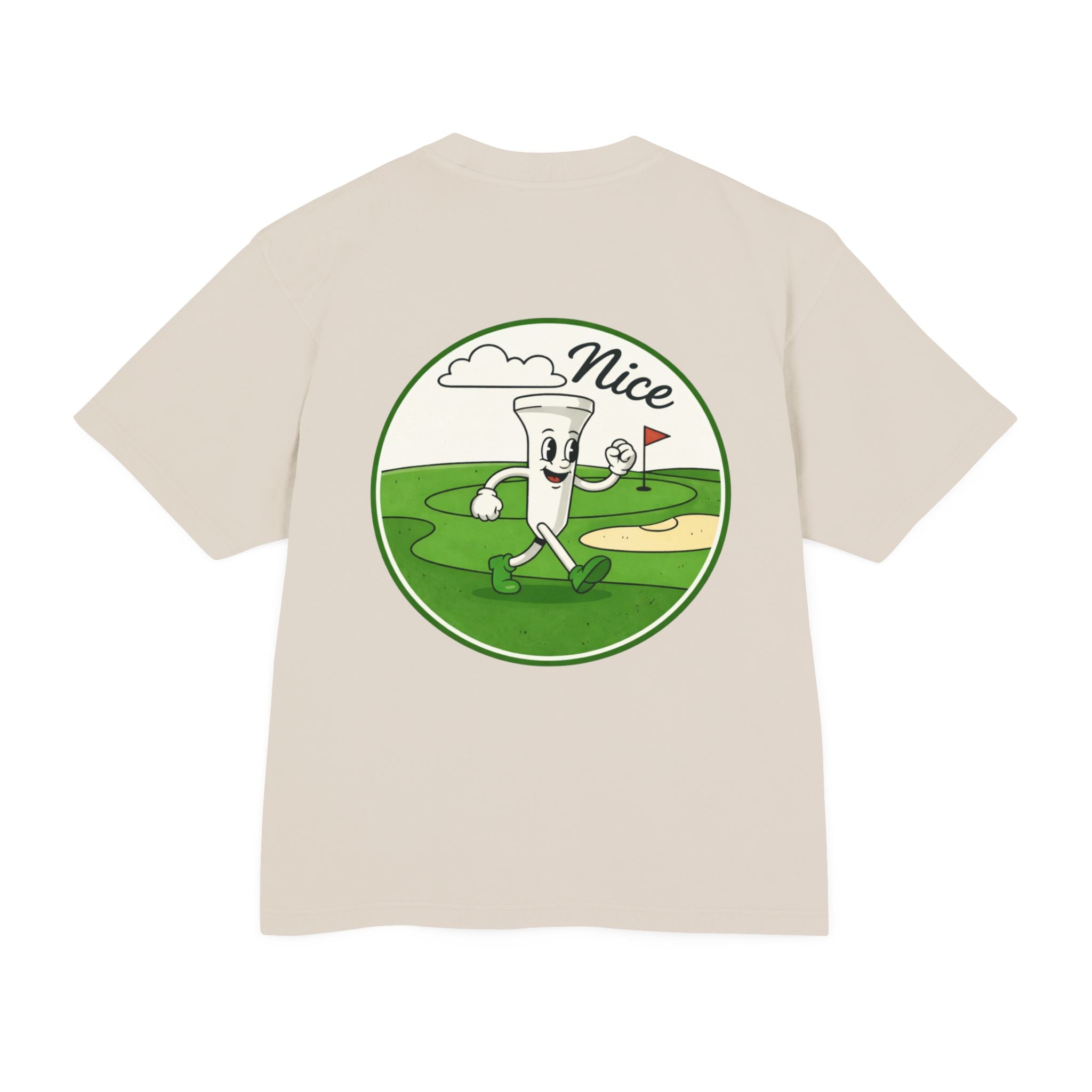 Nice Tee logo, Box Fit Tee
